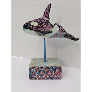 Jim Shore Heartwood Creek Majestic Flight Orca Killer Whale Figurine 4004743
